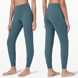 Lululemon Align Jogger Desert Teal Size 2 28” Full Length High Rise Nulu Yoga